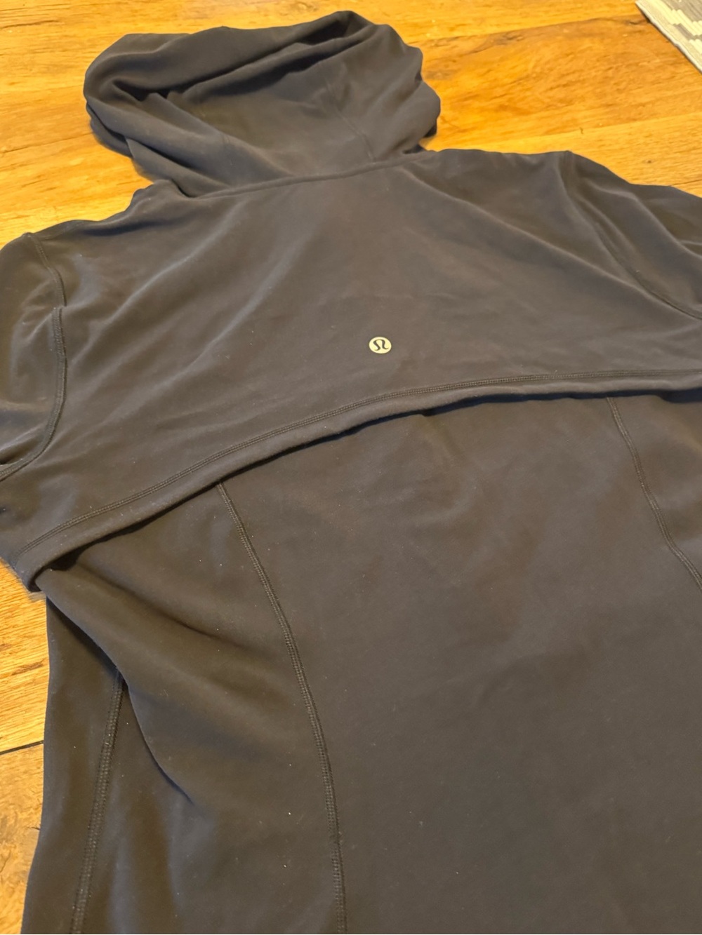 ๐ Lululemon Black Define Jacket Size 10 Hooded with Mesh Accents Nulu - Picture 6 of 11